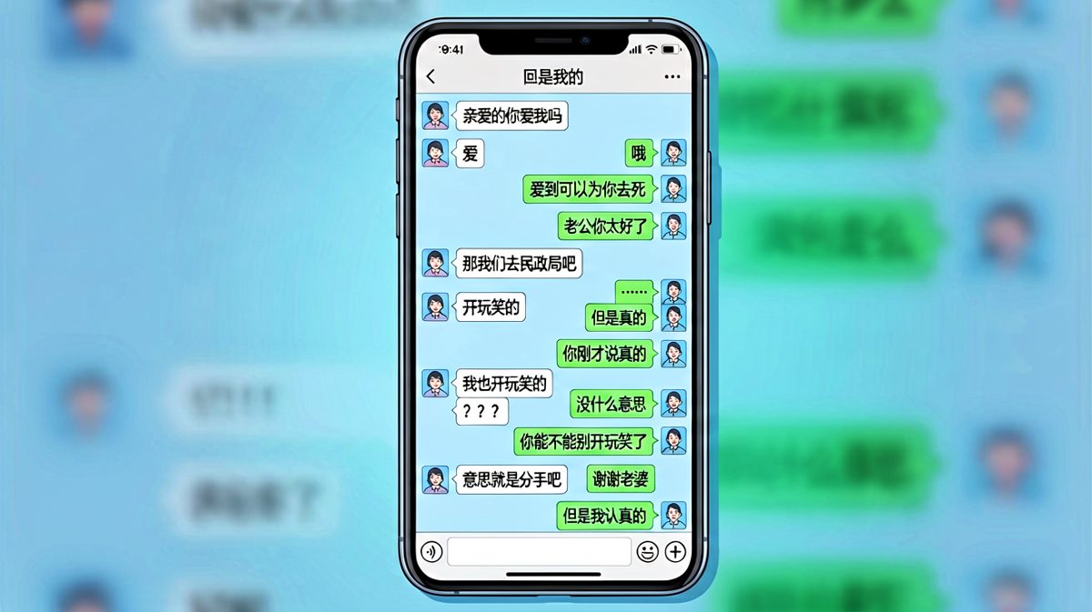 一句'爱你到去死'引发的连环误会，最后女生说分手时男生已经崩溃了