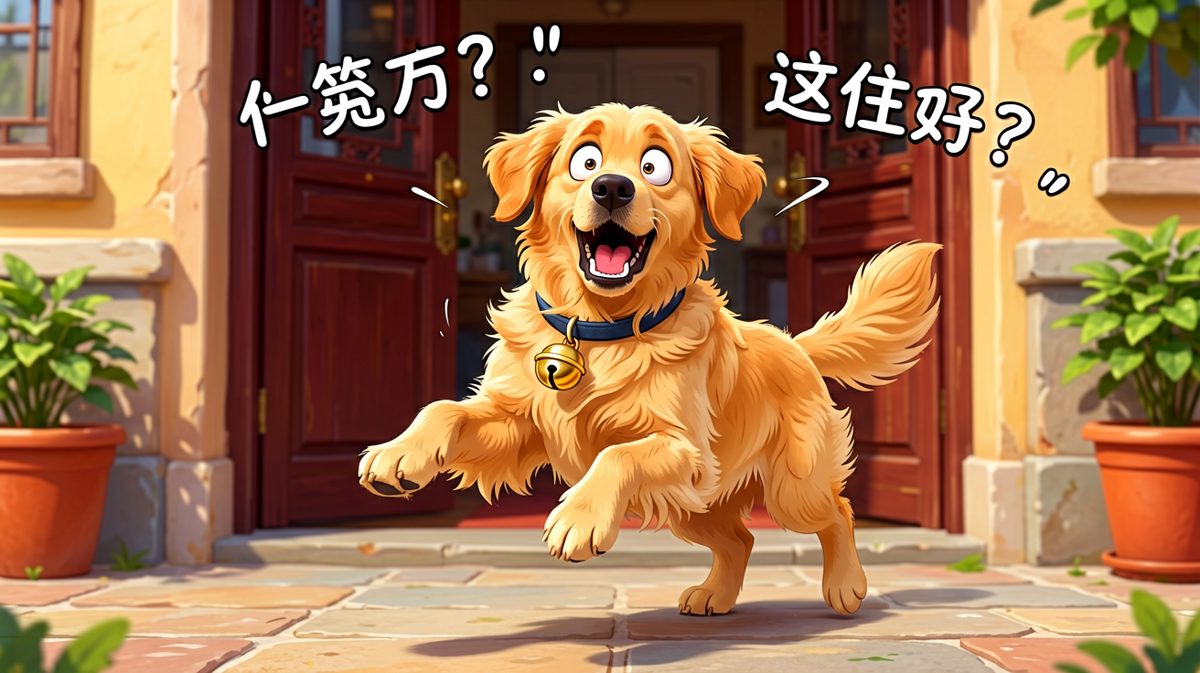 金毛：谁在我脖子上装了炸弹？！