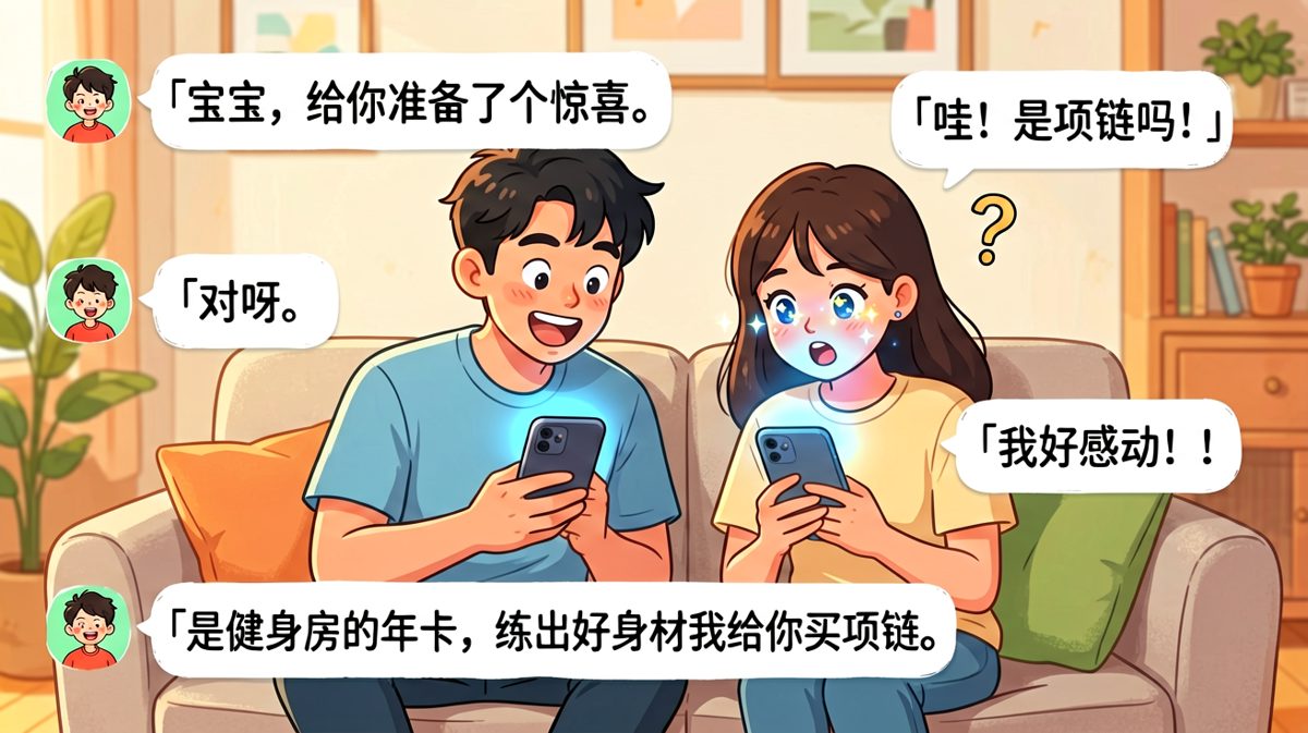 「惊喜」原来是让你去健身