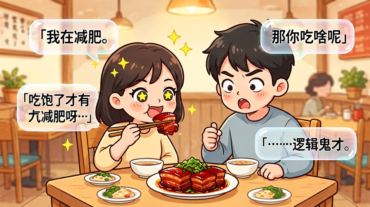 减肥界的经典逻辑闭环