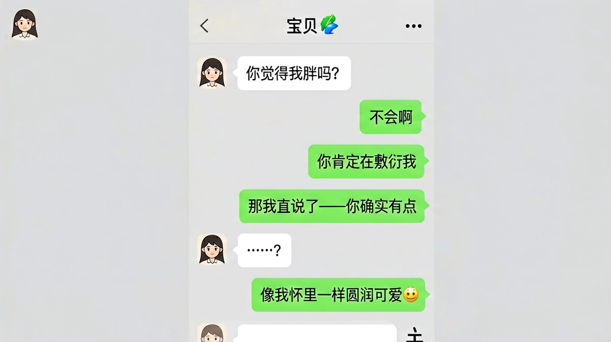 「你确实有点……像我怀里一样圆润可爱」——求生欲翻车瞬间