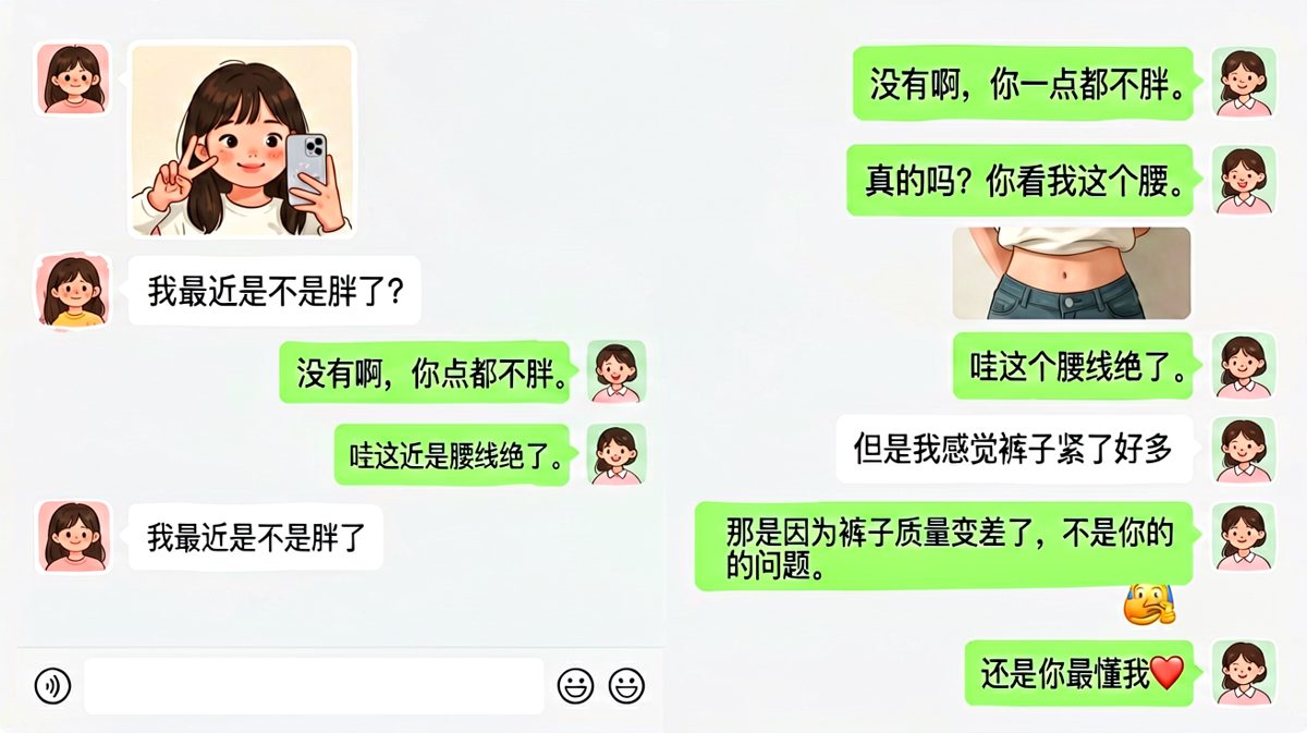 夸女朋友是一门需要脑洞的艺术