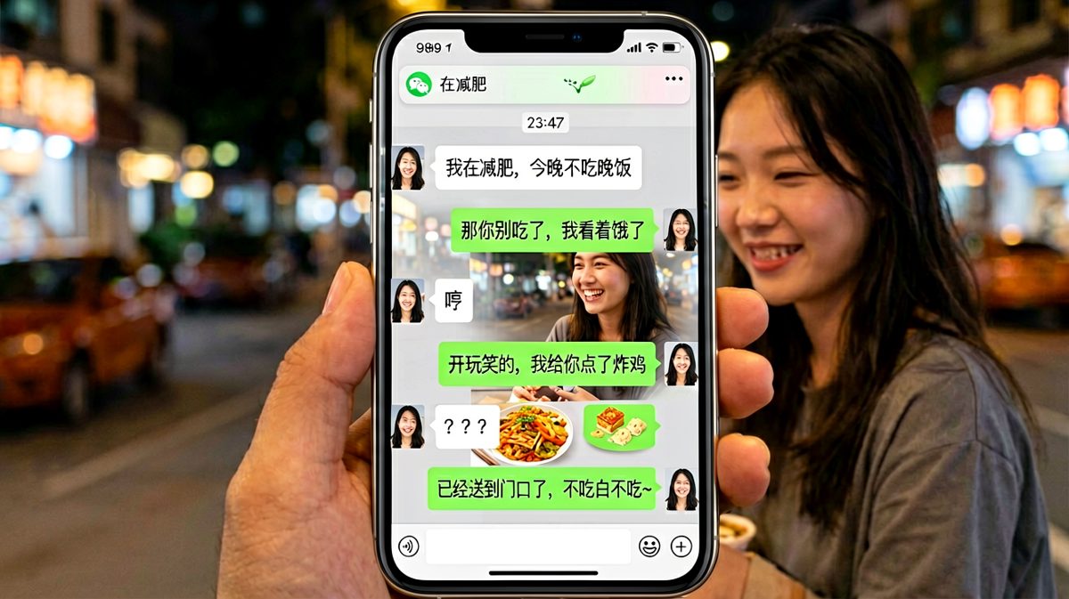 减肥宣言撞上了半夜投喂