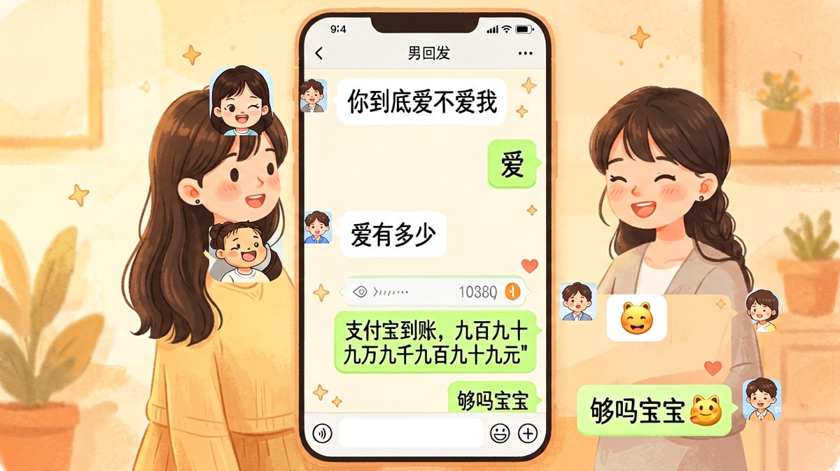 金钱表白法，用转账金额证明爱有多深