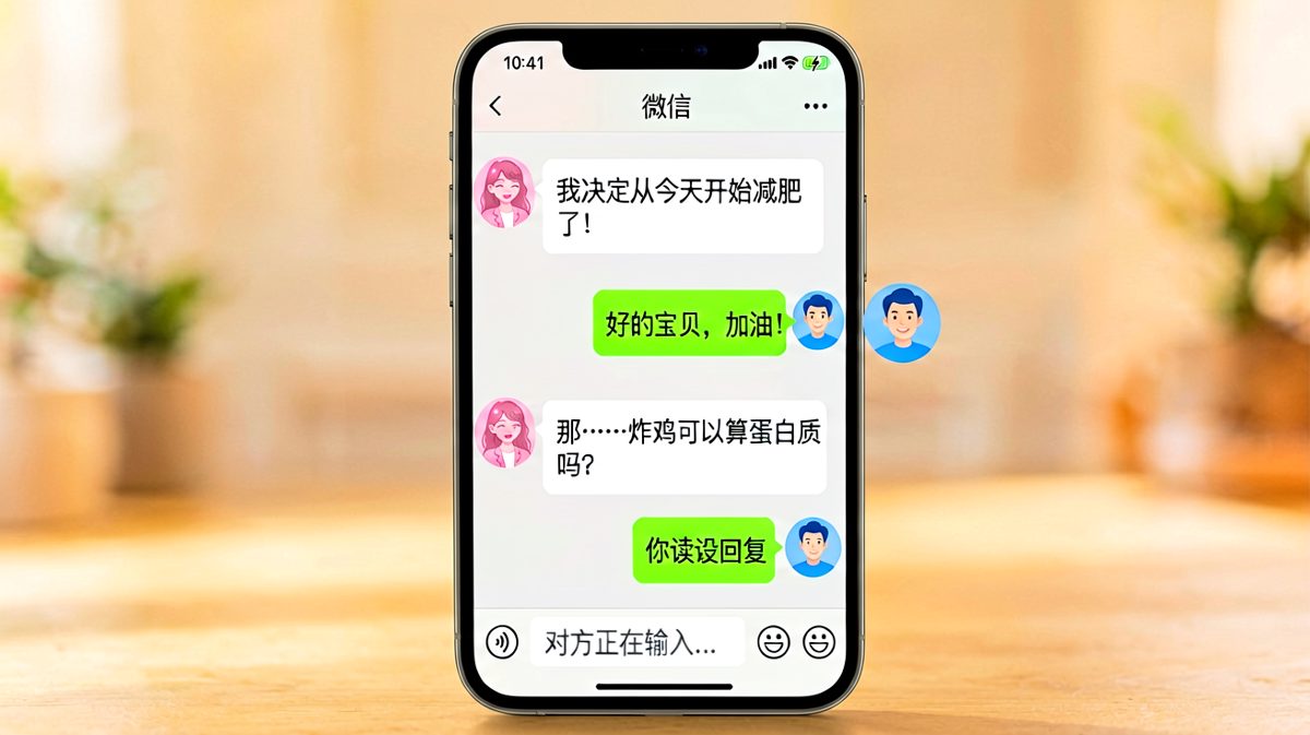 女生发誓减肥却一秒破功，炸鸡引发的灵魂拷问
