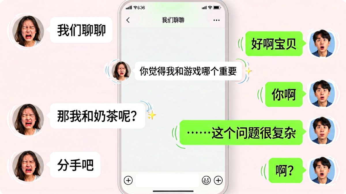 '我们聊聊'是情侣间最可怕的开场白