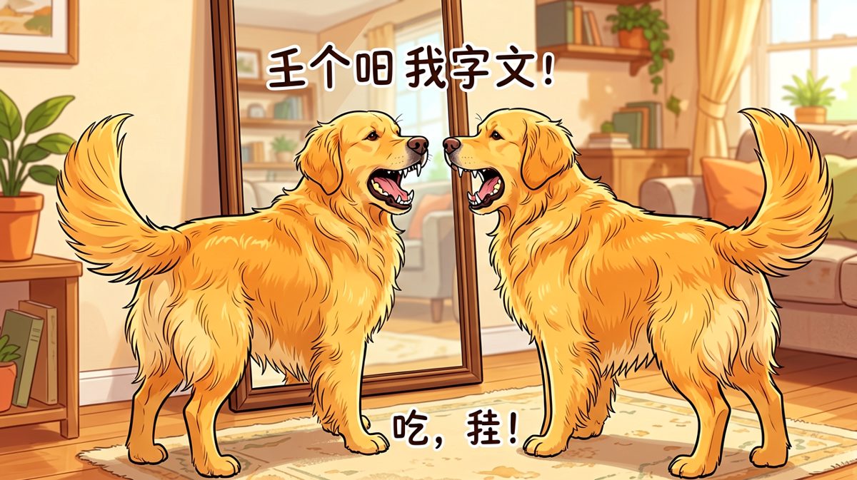 狗狗：有只狗竟敢闯进我家？！
