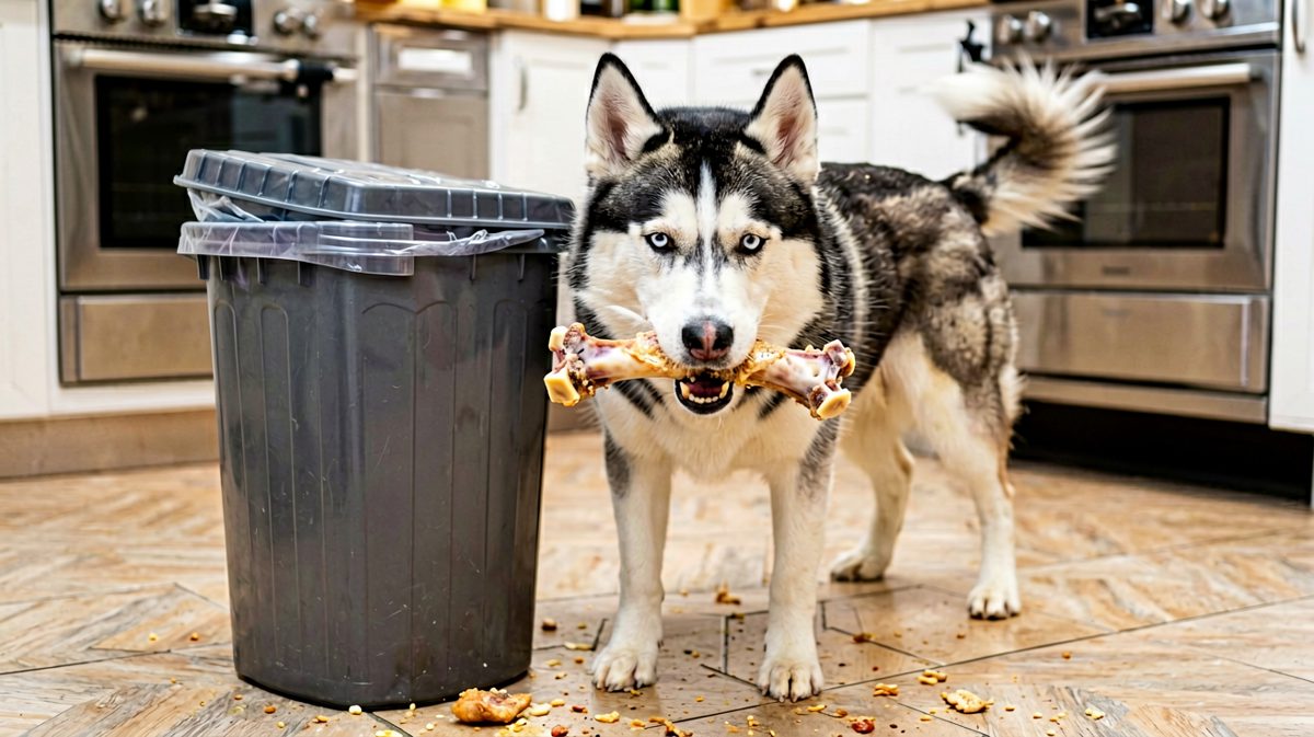 狗狗：什么？我没偷吃？你眼花了吧！