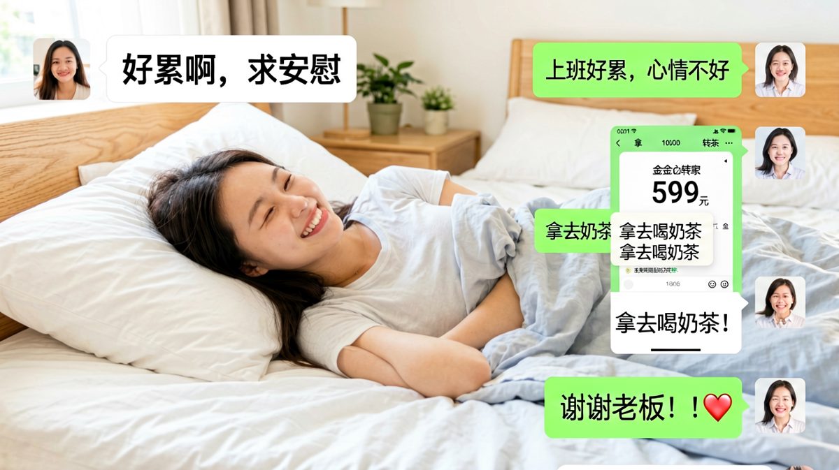 最好的安慰不是讲道理是转账