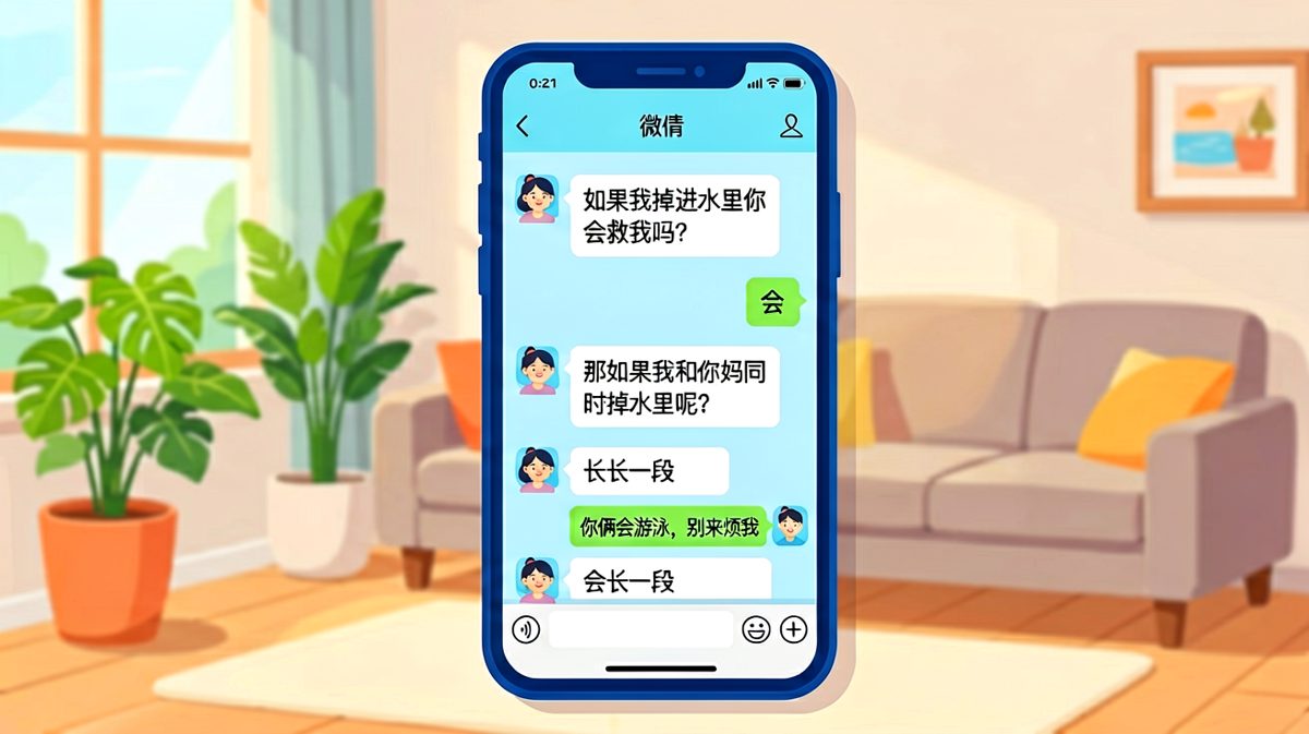 你俩会游泳，别来烦我