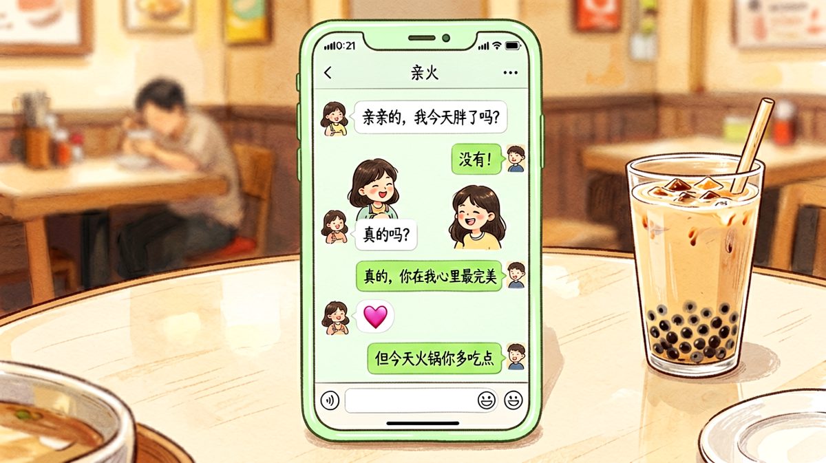 你在我心里最完美——但今天火锅你多吃点