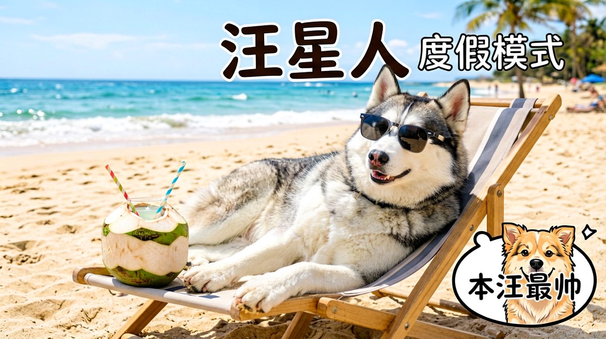 狗狗装酷：墨镜一戴，谁都不爱