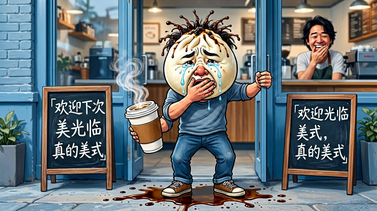 出门时整个人已经被苦到怀疑人生。