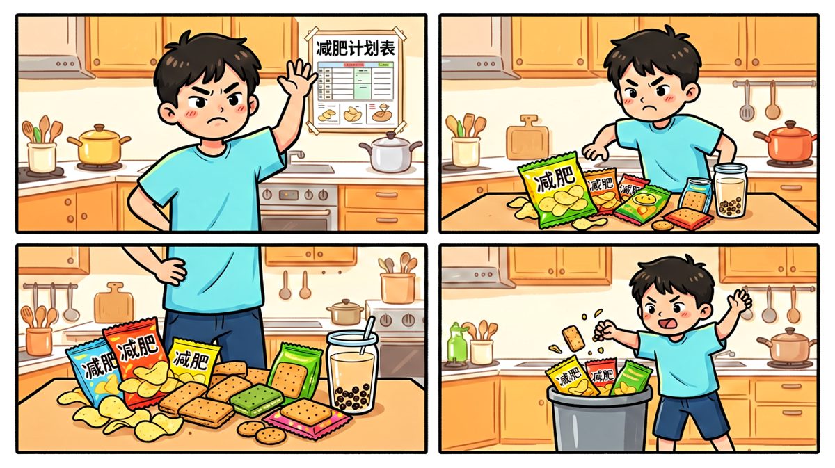 立志减肥，从扔零食开始！