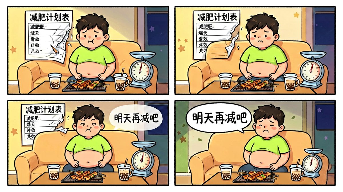 吃饱了，才有力气明天继续减肥！