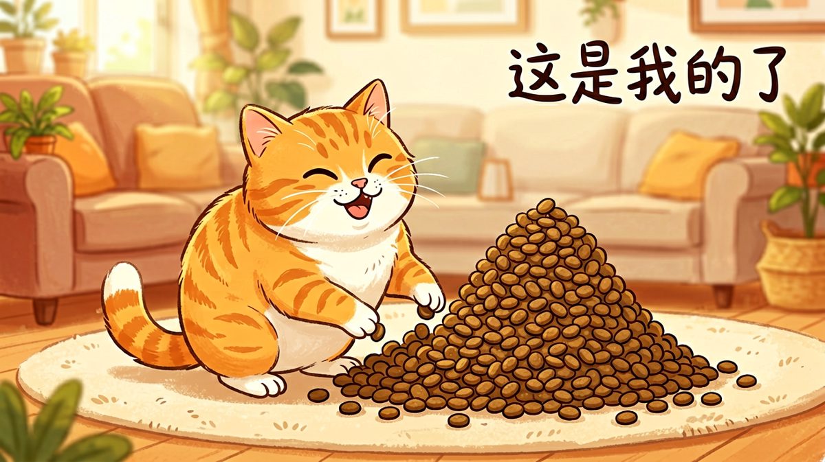 猫咪：狗粮是我的，你的也是我的。