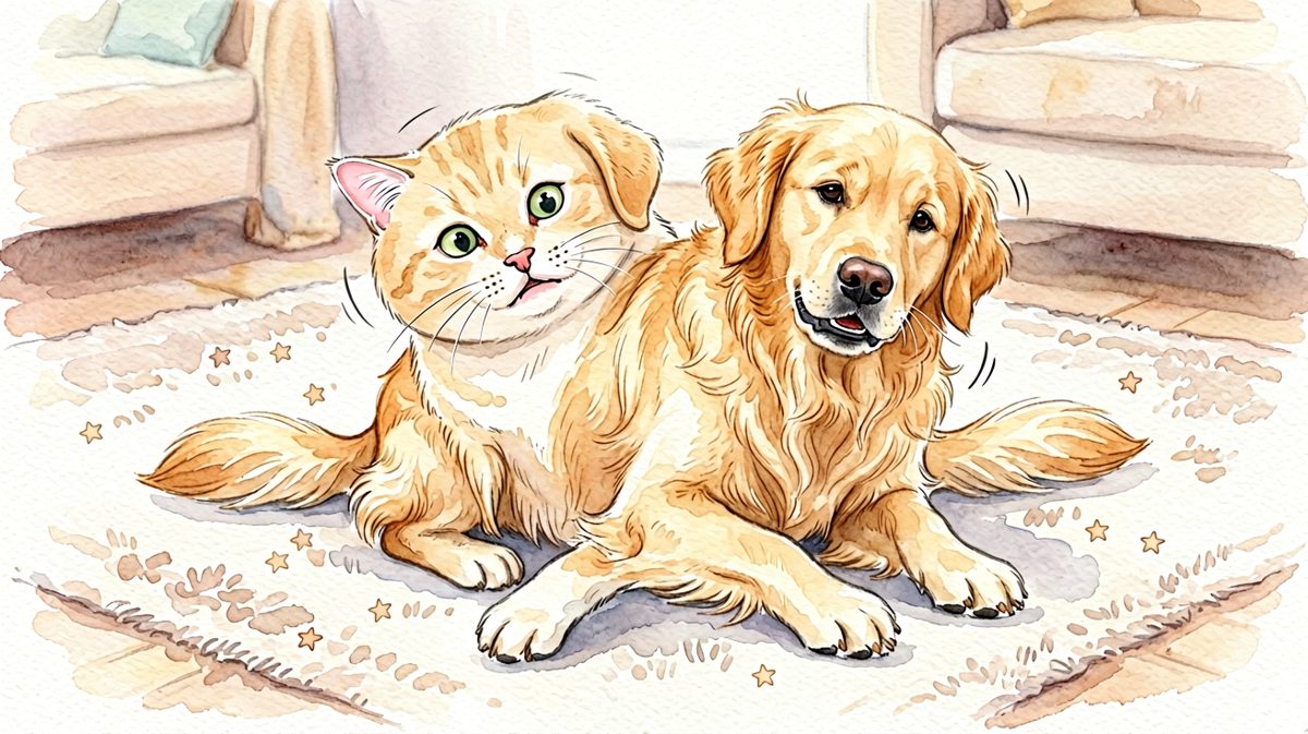 狗狗：我也想优雅，但身体有自己的想法。