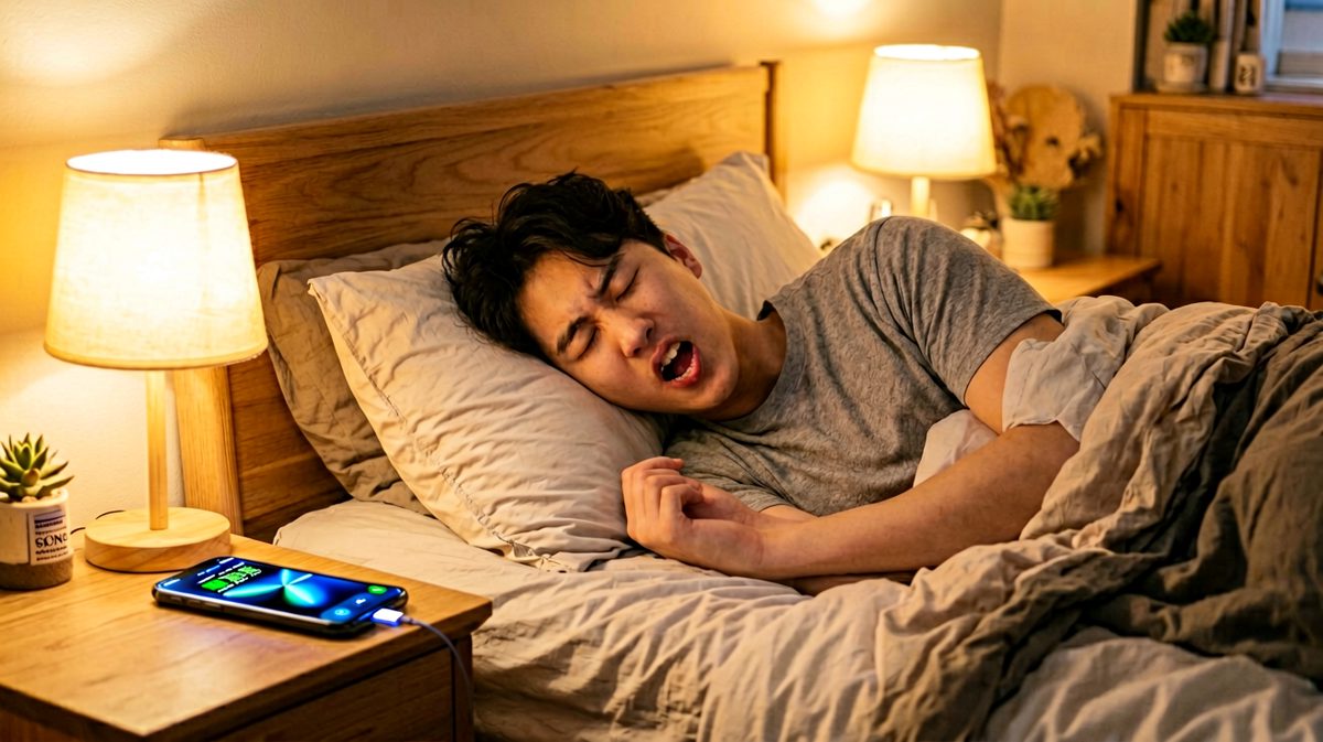 睡前把手机充电，安心睡觉