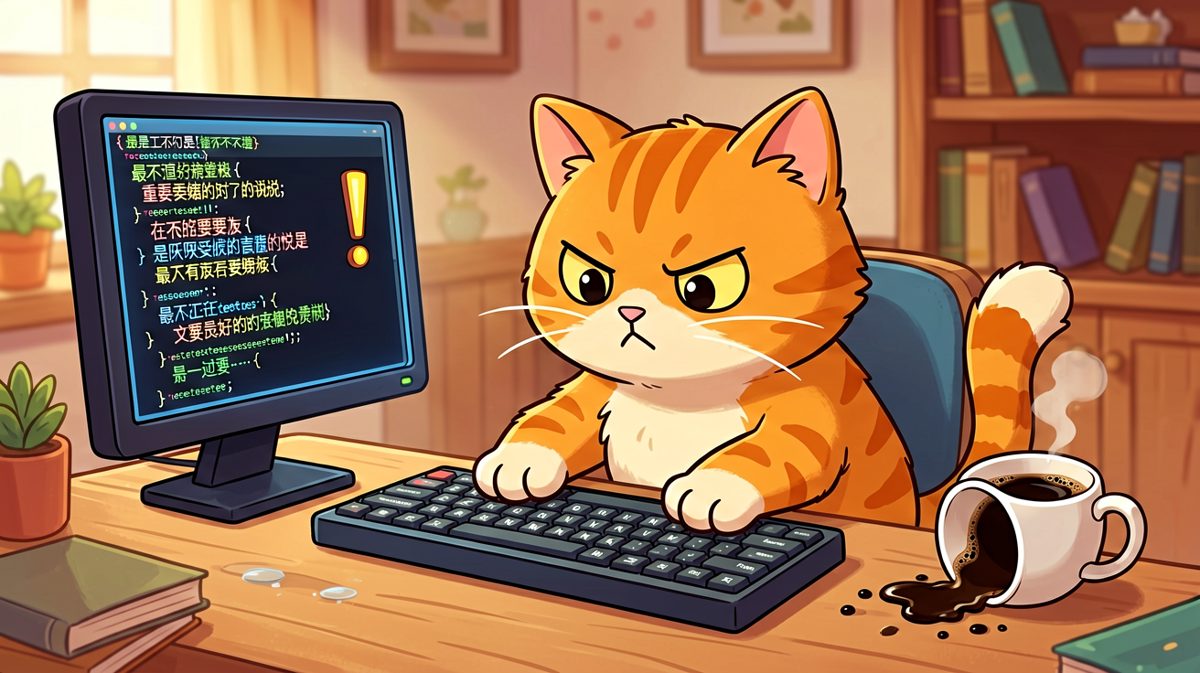 本喵不是在捣键盘，是在写你的罪证！
