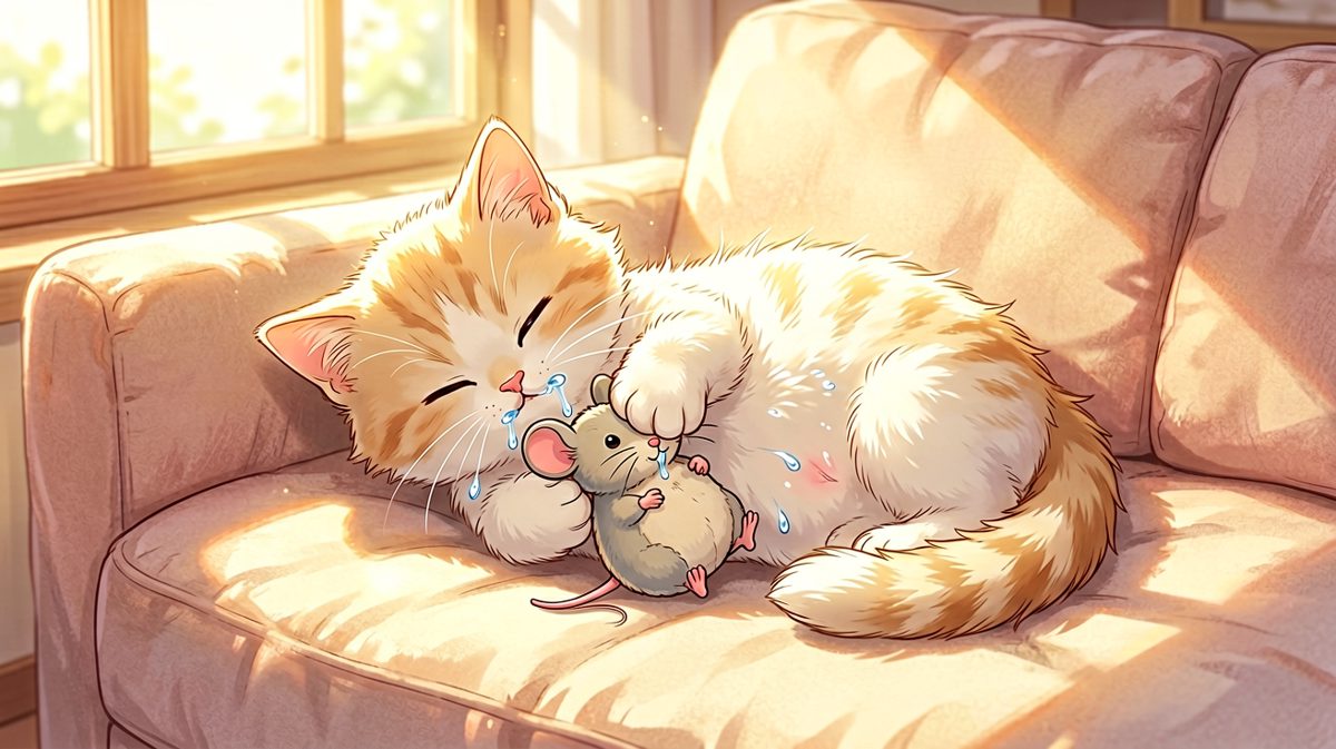 梦里一定有无限量的猫罐头在等我……