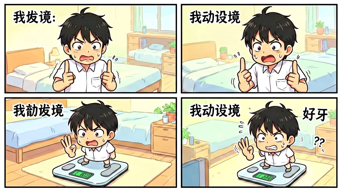 第一天，我发誓要减肥！