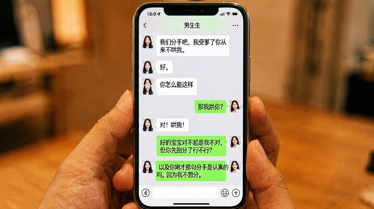 一秒切换情绪的角色扮演男友，套路满满。
