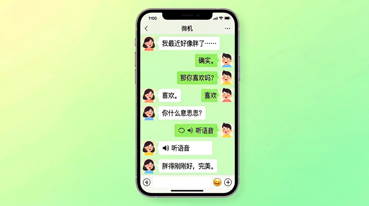 '胖了'陷阱：男生先捧后杀，一记直球反杀成功