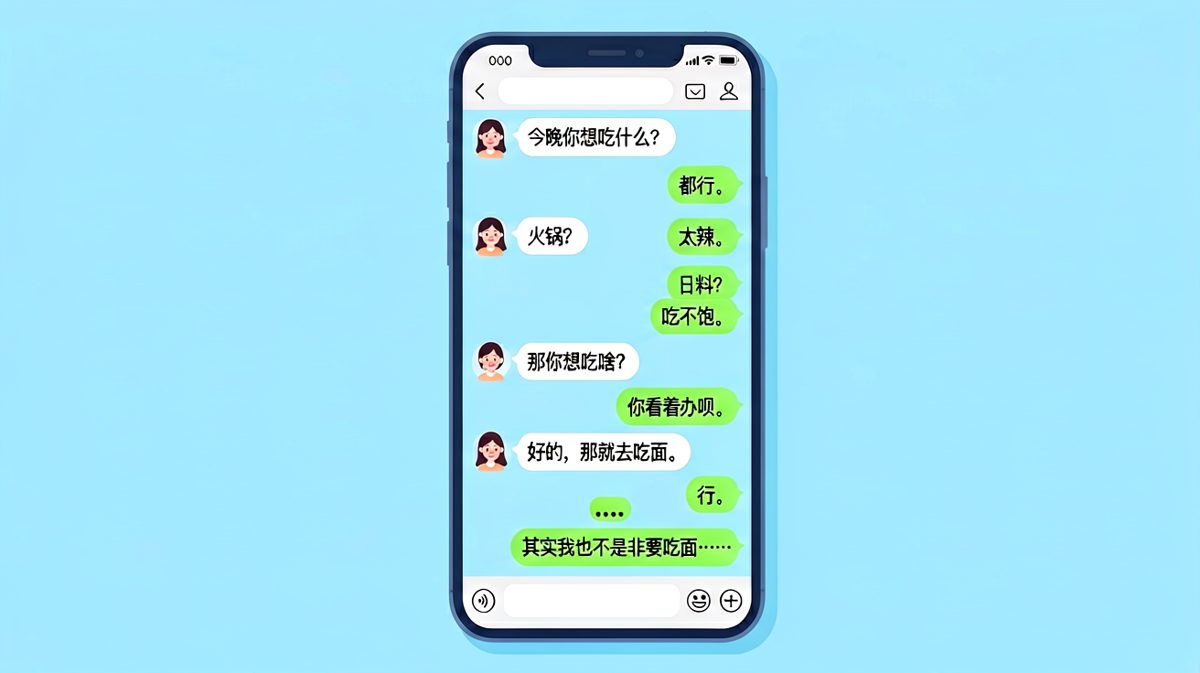 '都行'黑洞：男生把选择困难升级成送命题