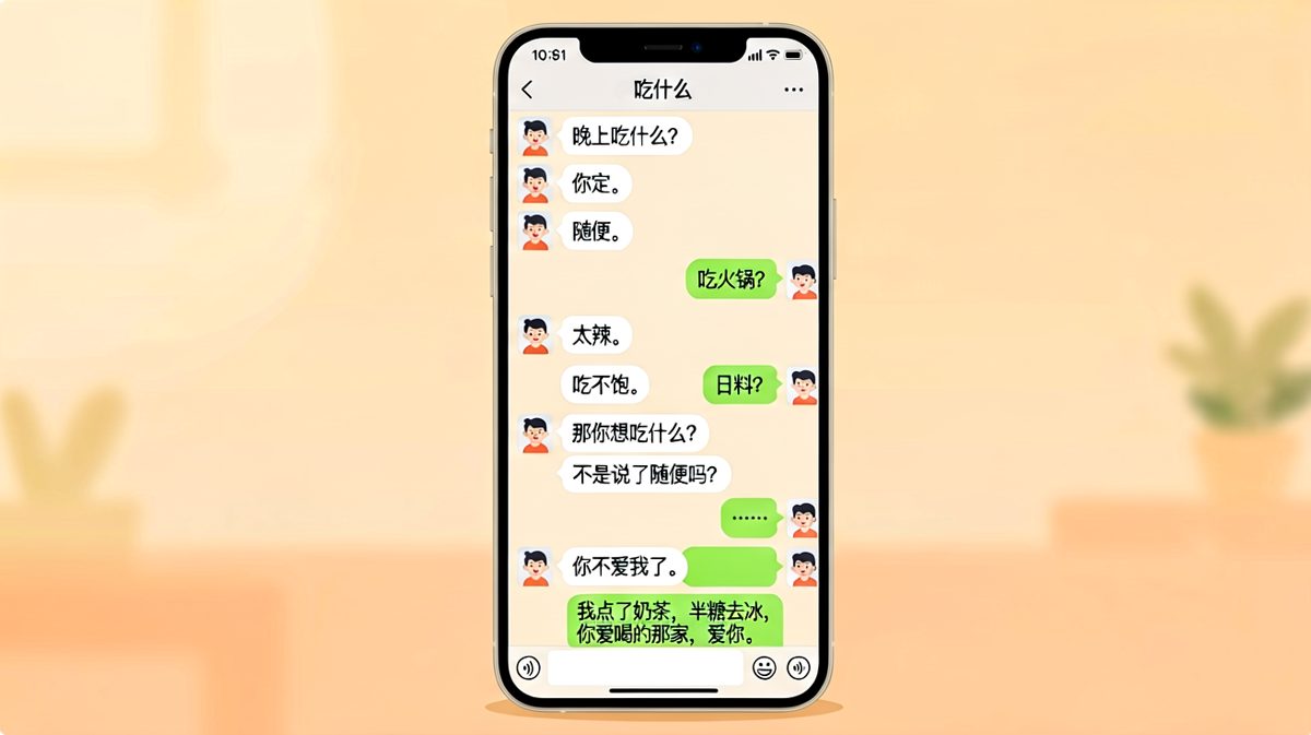 随便这两个字，是情侣间最大的谜题
