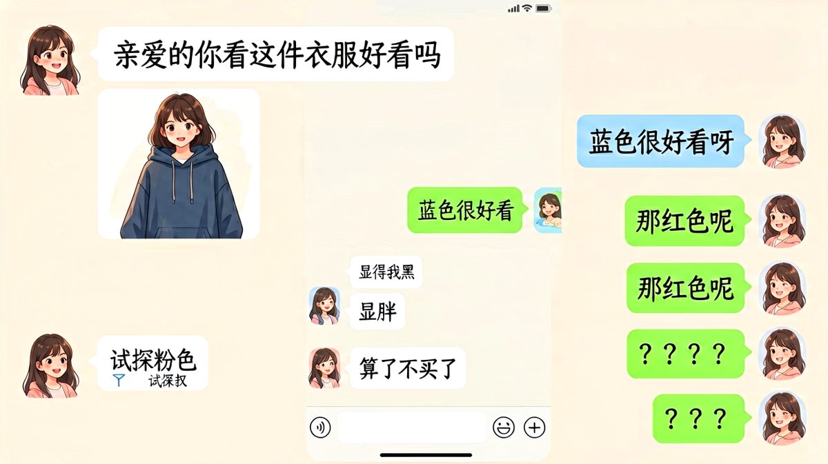 陪女朋友挑衣服是一场没有胜利的战役