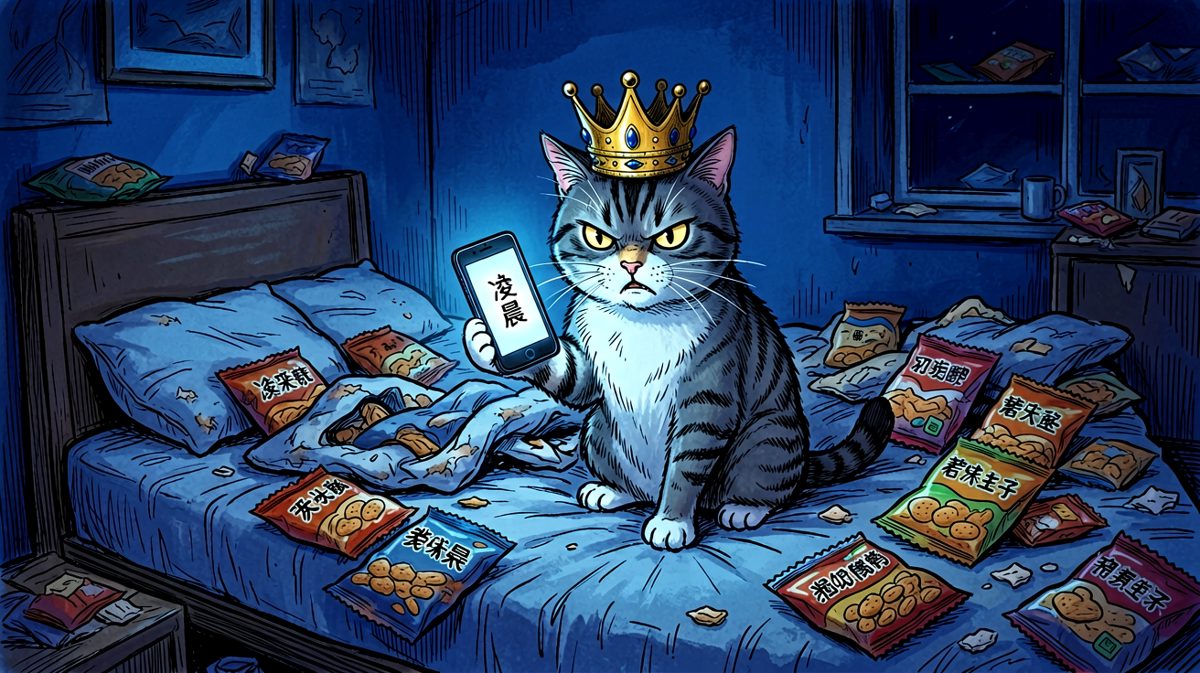 凌晨三点的我，才是真正自由的自己。