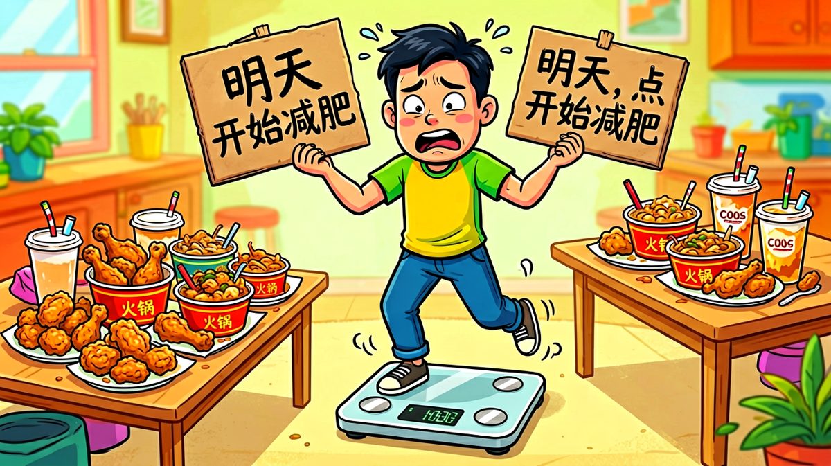减肥的flag，永远是明天的事。