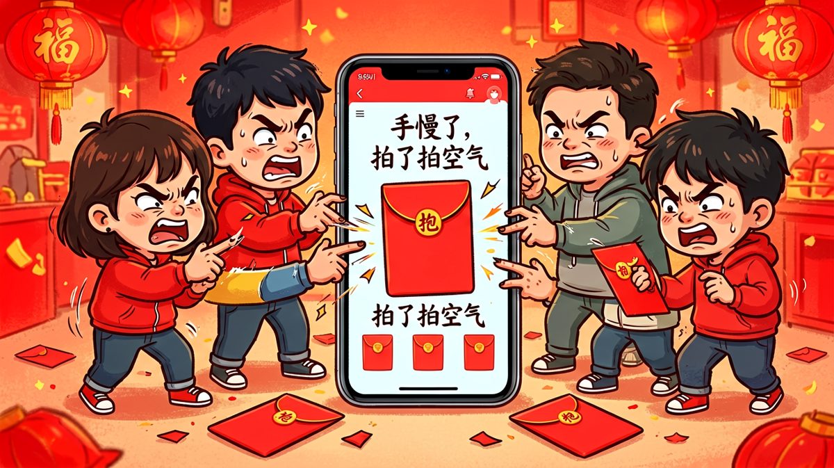 抢红包的速度，是这辈子最快的操作。