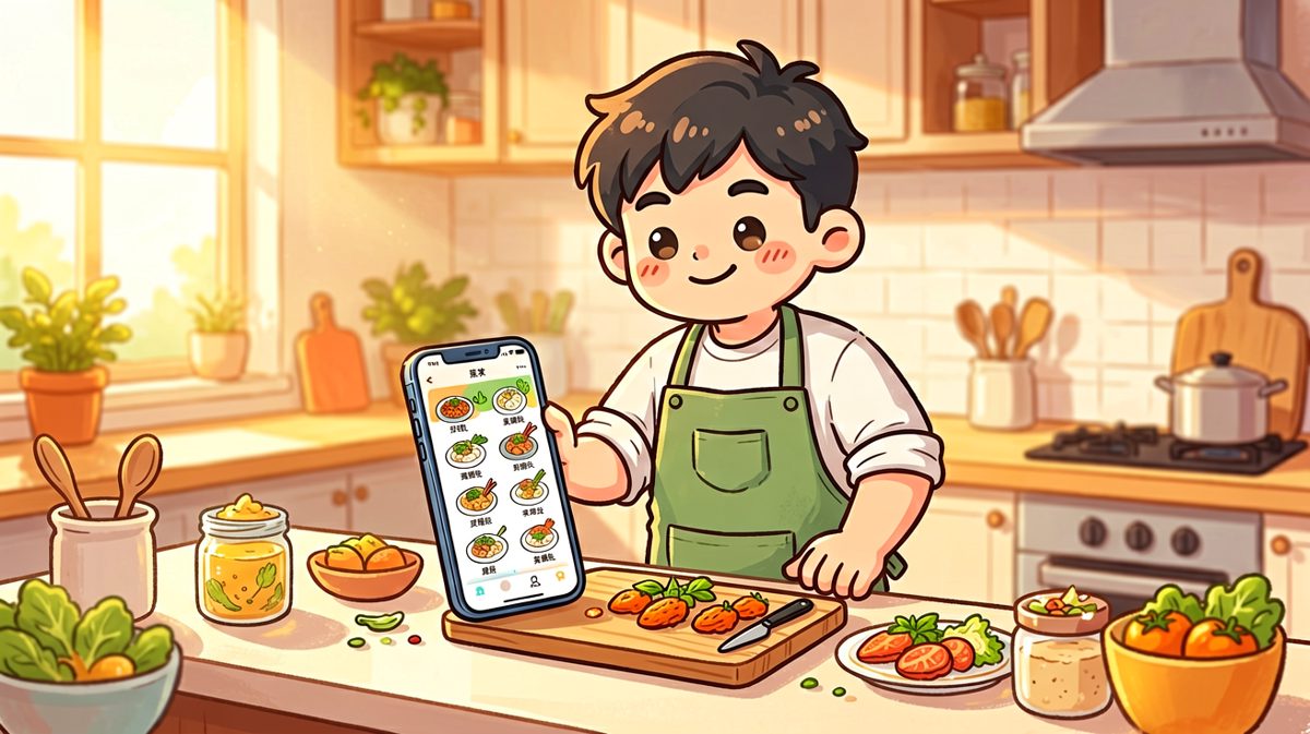 「今天开始健康饮食！」