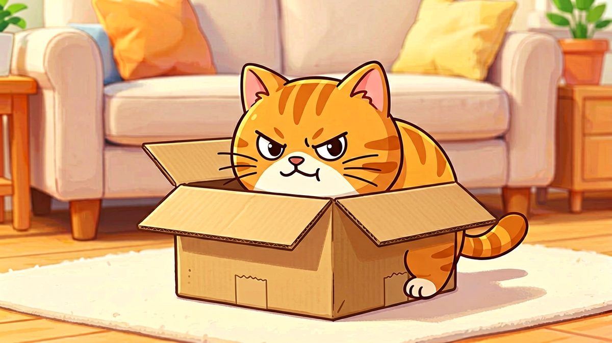 猫咪：盒子是我选择的牢笼