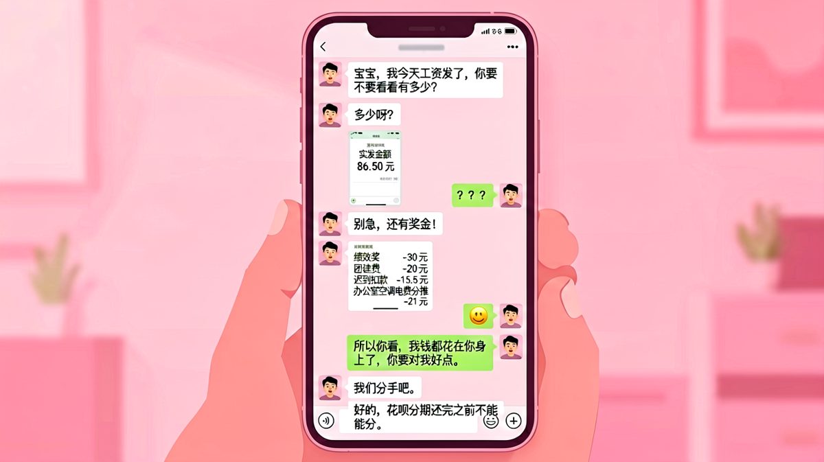 工资条比剧情还精彩，理财式撒娇让人无法反驳。