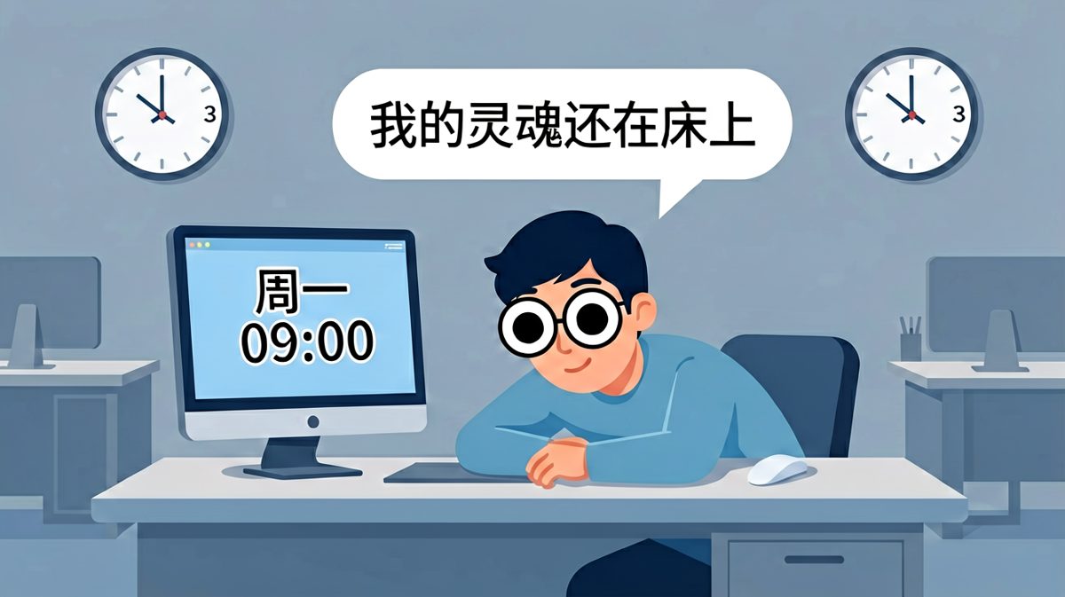 周一上班的我，灵魂已离线