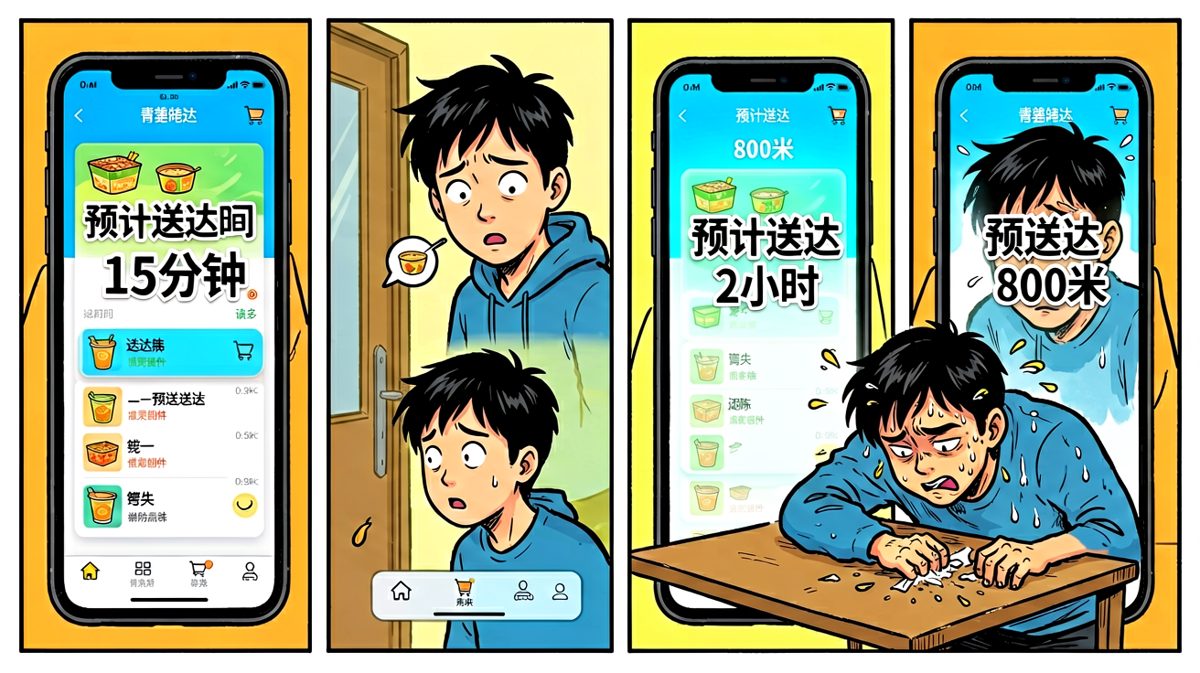 外卖晚到的一小时，我能活下来吗？不能