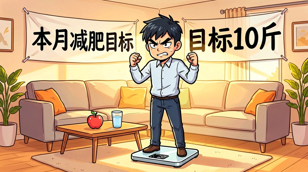 早上雄心壮志，誓与脂肪不共戴天！