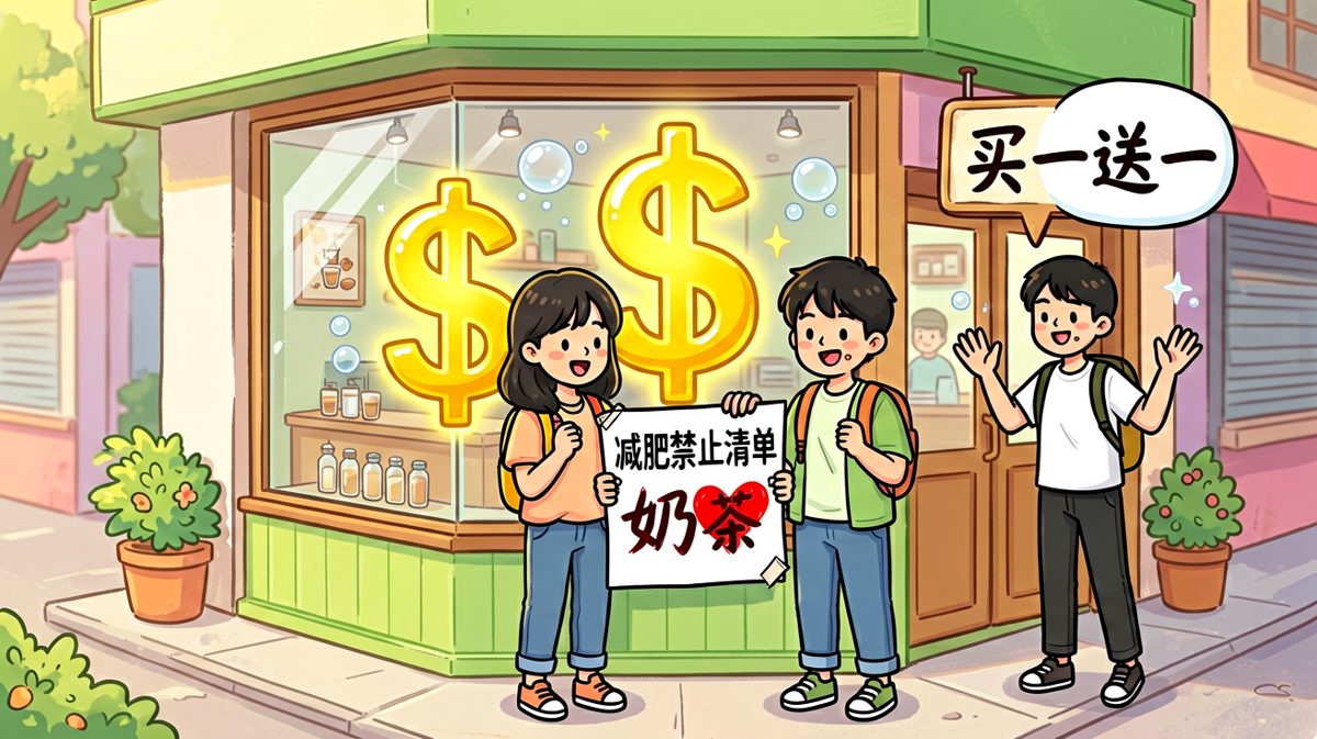 减肥禁止清单里……奶茶不能少吧？