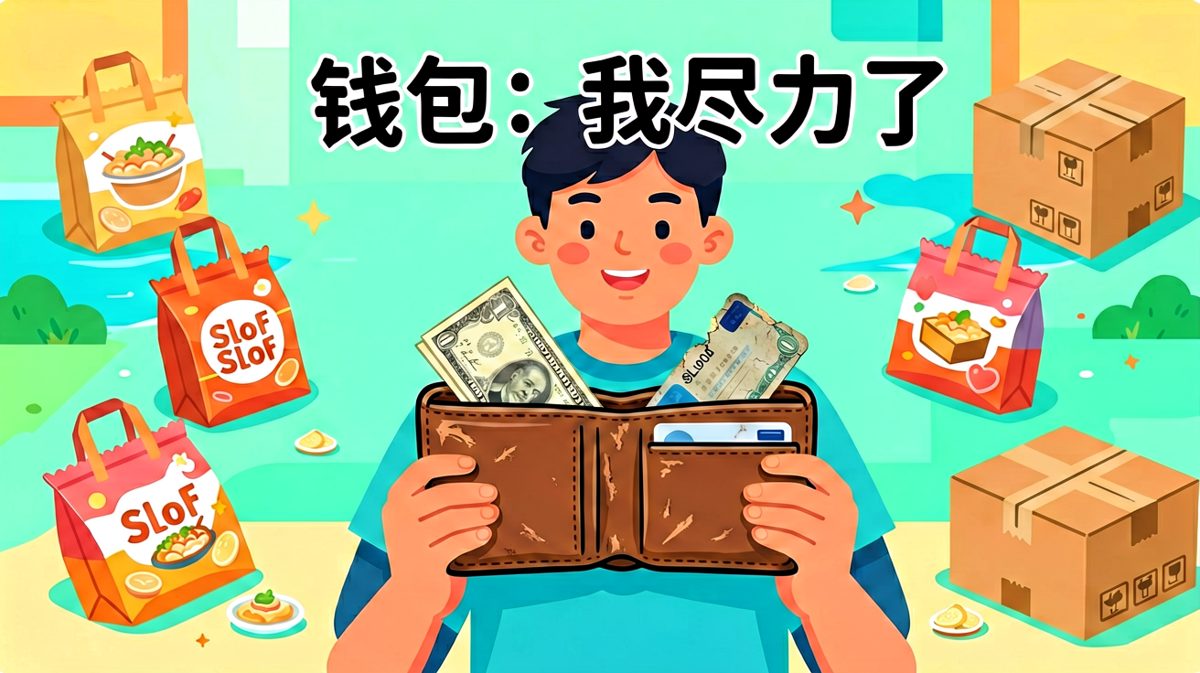 月光族的月末图鉴，钱包表示无能为力