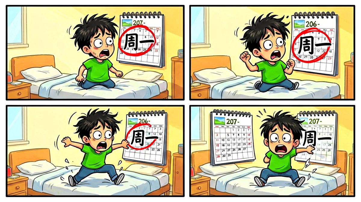 等等——今天是周一？！