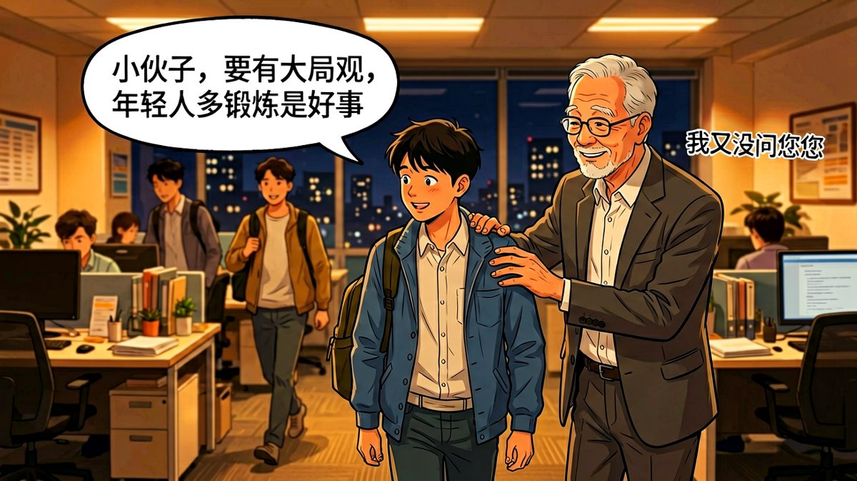 老板的关怀，往往藏着额外的活