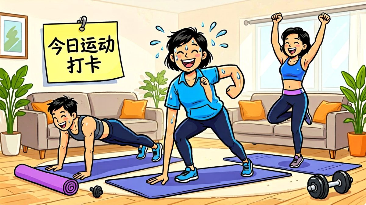 运动半小时，活力满满感觉自己无所不能！