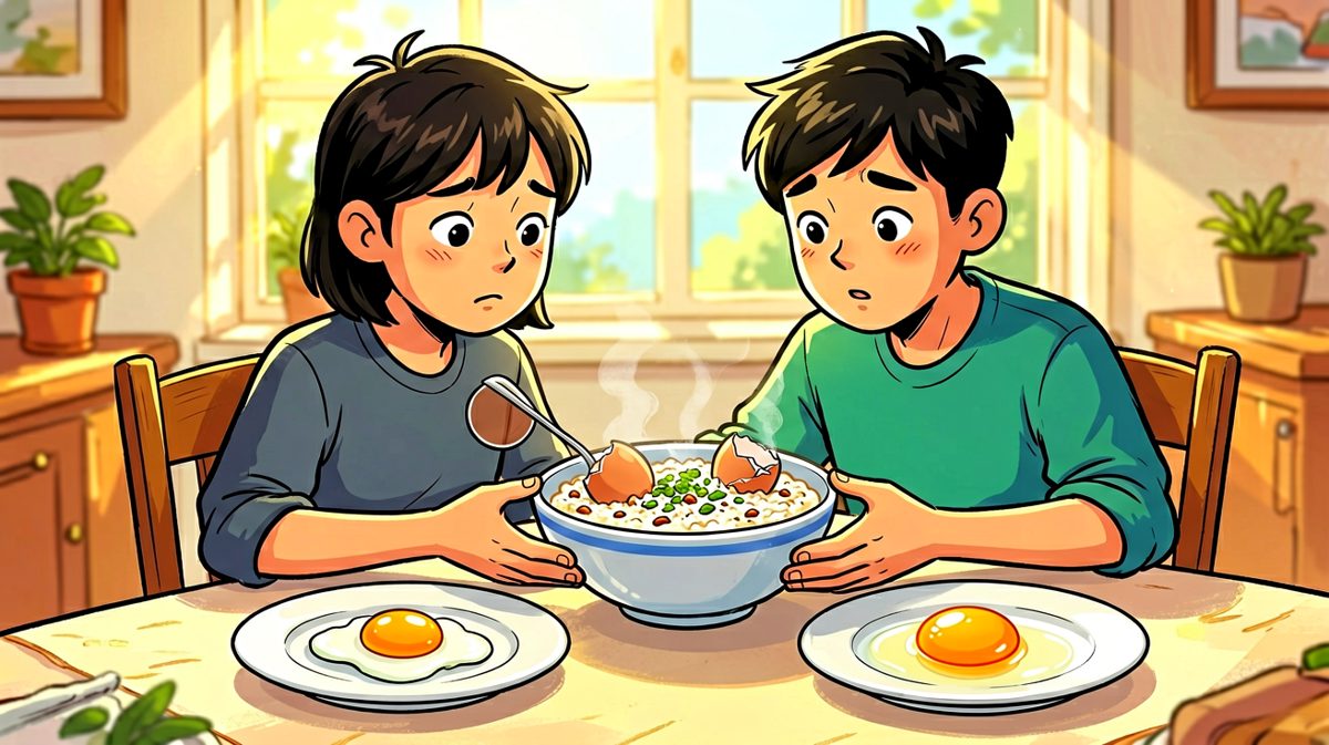 第四格：一顿操作猛如虎，最后吃了一嘴壳