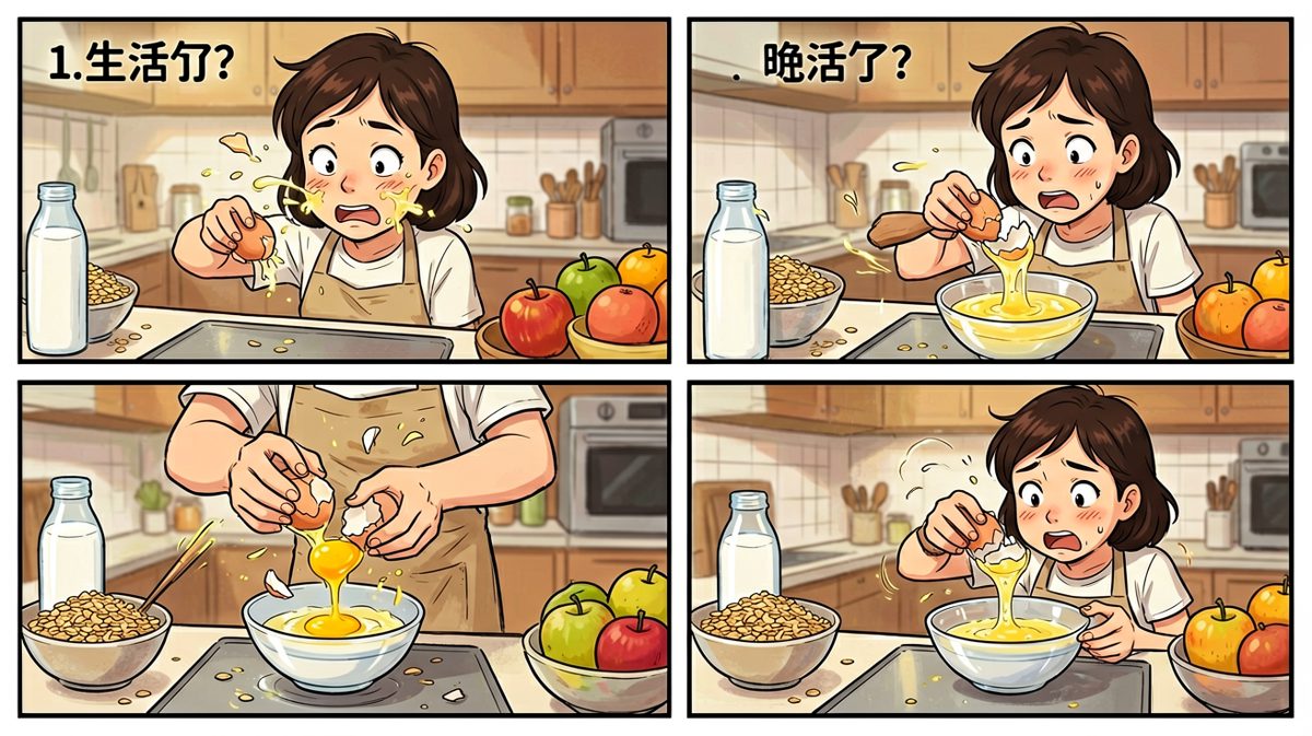 健康早餐？从一颗鸡蛋开始翻车