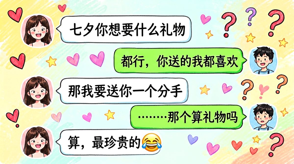 「七夕礼物」——男生以为送命题，结果是送命题本命