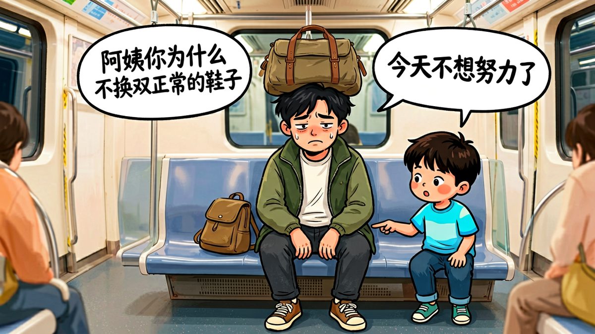 至少，我成功踏上了早高峰的地铁。