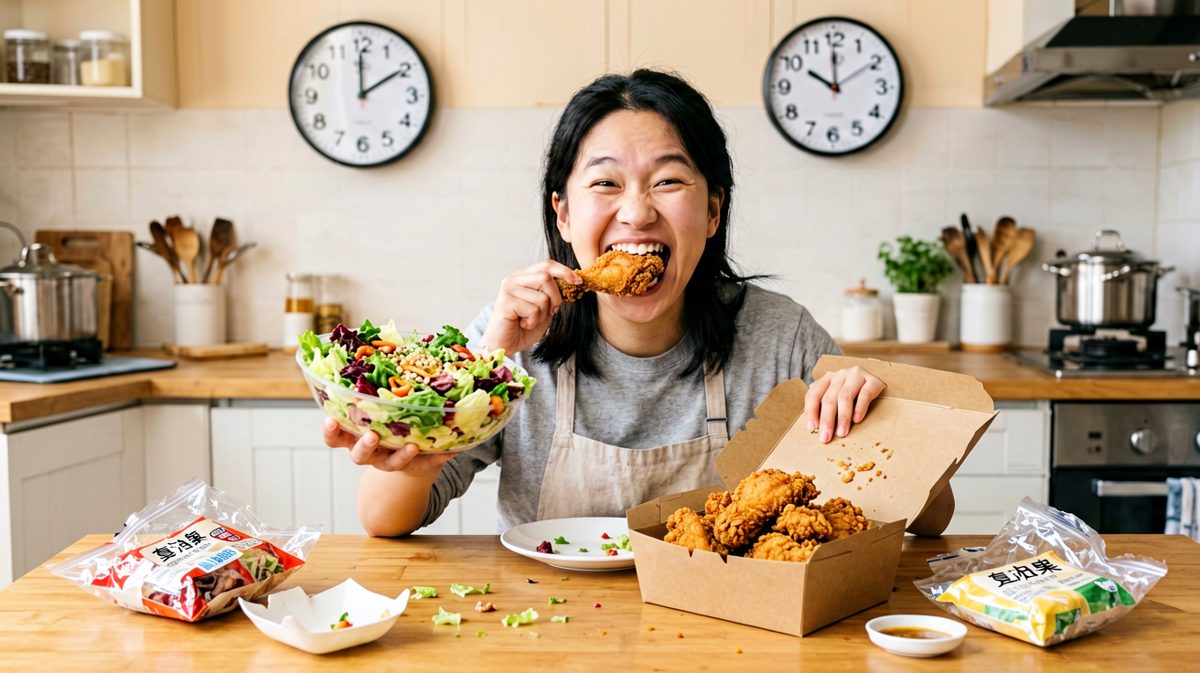 身体很诚实地选择了炸鸡