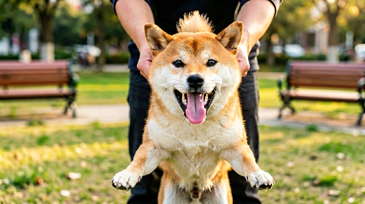 柴犬：我刚想打个哈欠,世界就突然失去了重力。